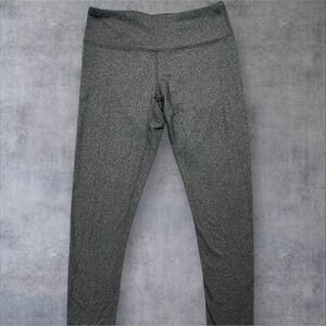 90 Degree By Reflex Women's Medium Gray Space Dye Athletic Leggings Yoga Pants